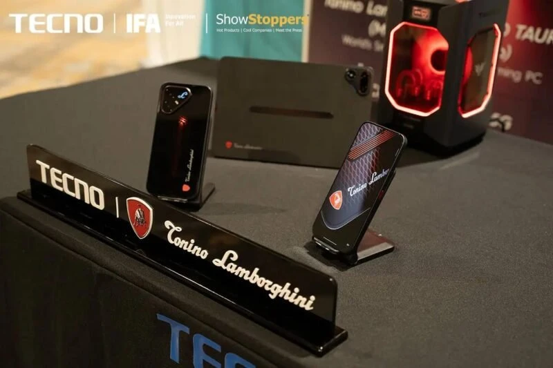 TECNO IFA 2026, TECNO MEGABOOK T15 360, TECNO MEGABOOK T15 360 Pro, TECNO CAMON Slim, TECNO CAMON Slim 5G, TECNO POVA 8 Pro 5G, TECNO 0 мм рамки, смартфон TECNO без рамок, ноутбук TECNO 360, MEGABOOK T15 360 ціна, CAMON Slim 5G характеристики, TECNO IFA 2026 ціна, TECNO Україна