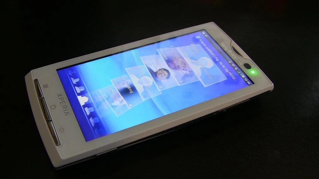 Xperia X10 з інтерфейсом Timescape
