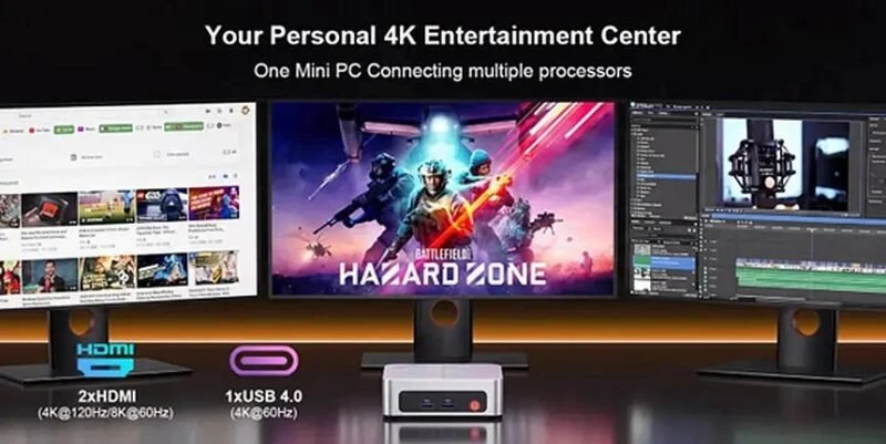 Ninkear MBOX18: міні-ПК на Intel 18A підтримує три монітори та 8K 15 Ninkear MBOX18, Ninkear MBOX18 mini PC, Ninkear MBOX18 Intel 18A, Intel Core 3 304, Intel 18A, міні-ПК, mini PC, міні-комп